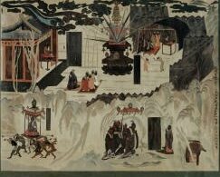 敦煌莫高窟323窟 初唐 仏教史遍画 模写図