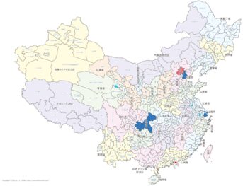 中国全土の地級市レベル地図 | 中国まるごと百科事典